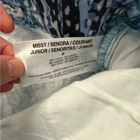 NWT Nine West Chrystie Capri size 8 (T124) - Picture 7 of 16